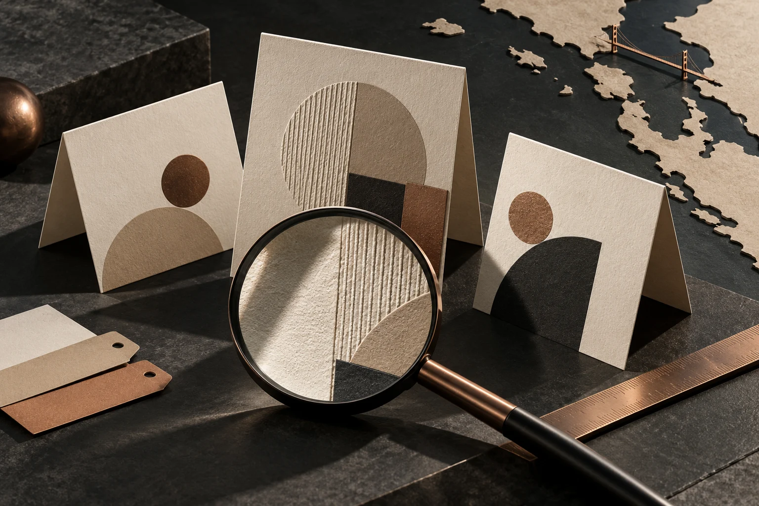 Original editorial artwork about choosing a search agency.